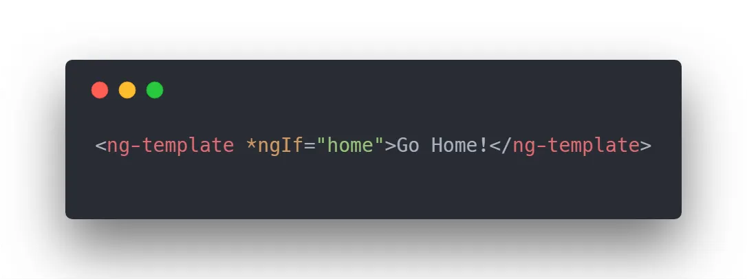 Example 2 — Using <ng-template>
