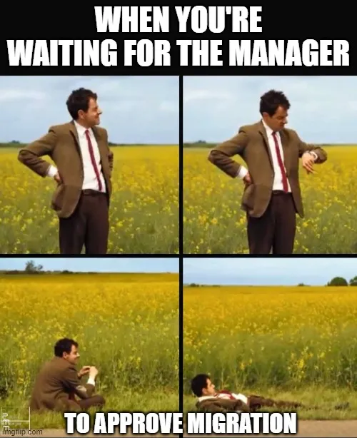 Waiting for manager approval